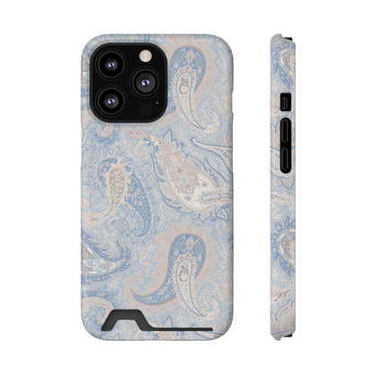 Premium Paisley MagSafe Cardholder Case — Slim Protective Wallet Cover