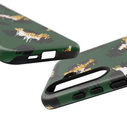 Green Leopard Print Phone Case – Tough Protective iPhone Cover