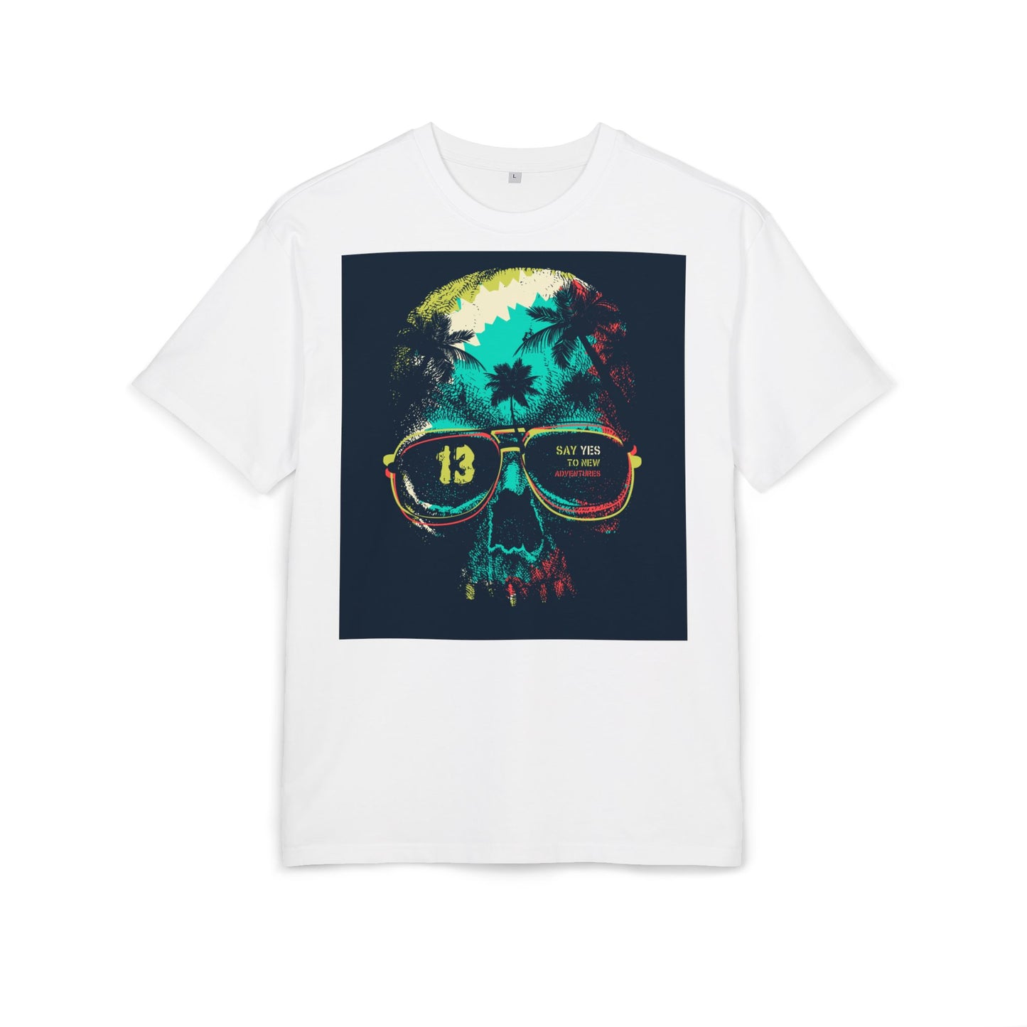Skull Sunglasses Tee — "Walk Into The Wild" Adventure Graphic T‑Shirt