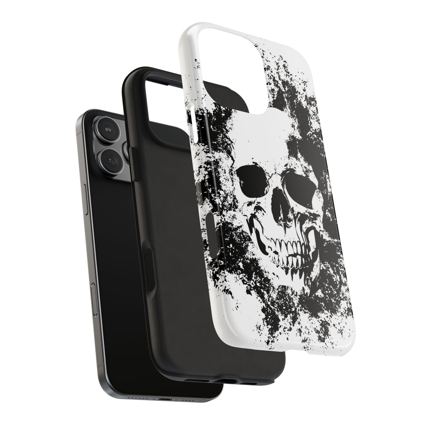 Ink Skull IPhone Case — MagSafe Compatible Protective Cover