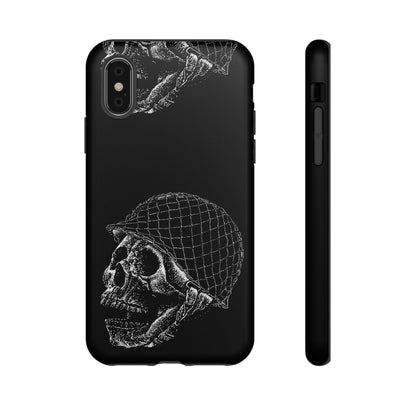 Skull Soldier Phone Case — Military Helmet Skull Tough Case