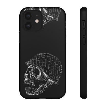 Skull Soldier Phone Case — Military Helmet Skull Tough Case