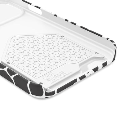 Animal Print Phone Case — Zebra & Giraffe Edition with Card Holder — Slim, Stylish, MagSafe