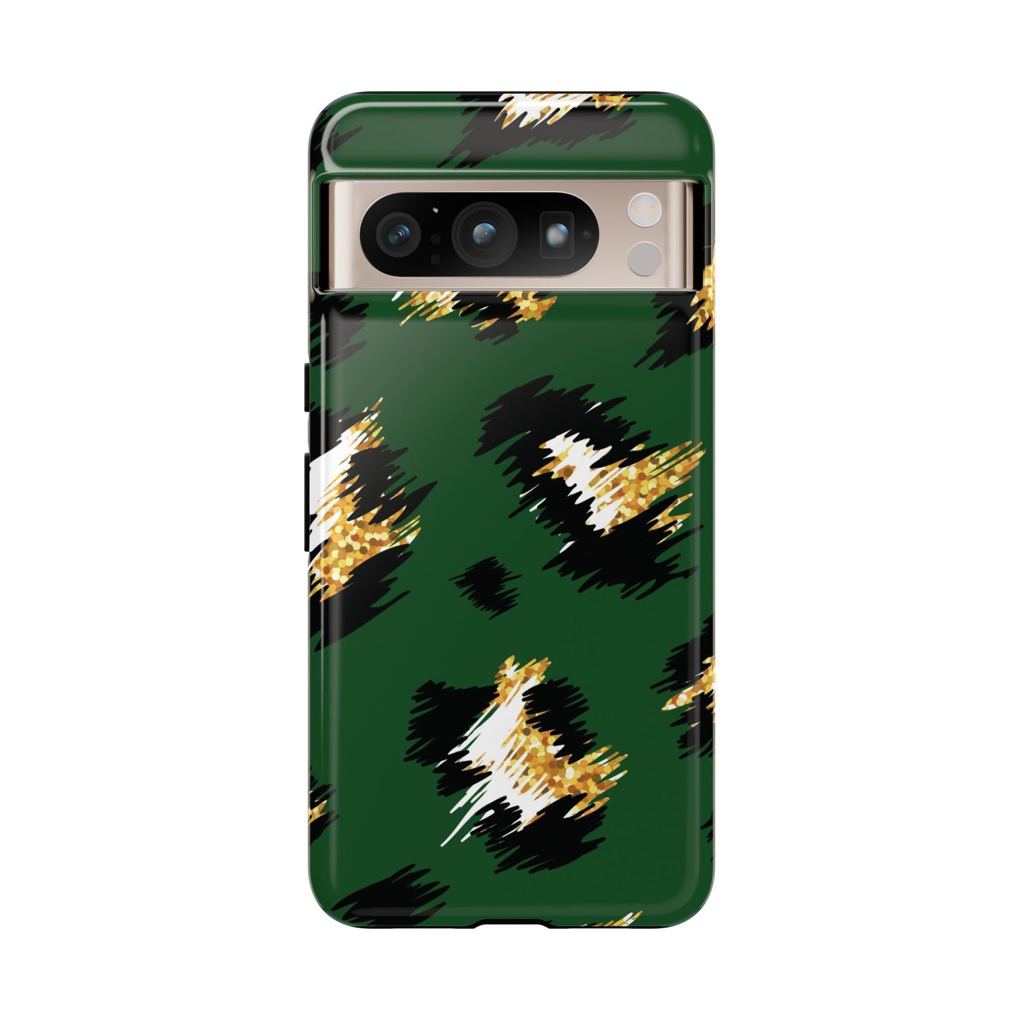 Green Leopard Print Phone Case – Tough Protective iPhone Cover
