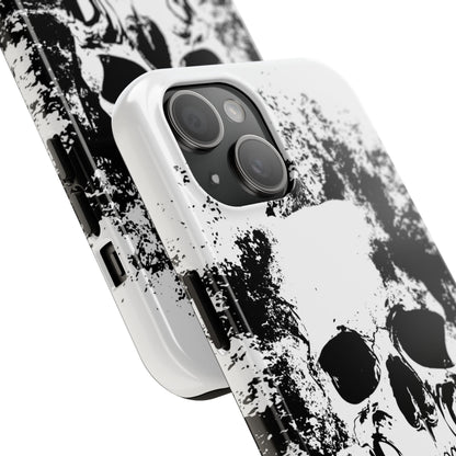 Ink Skull IPhone Case — MagSafe Compatible Protective Cover