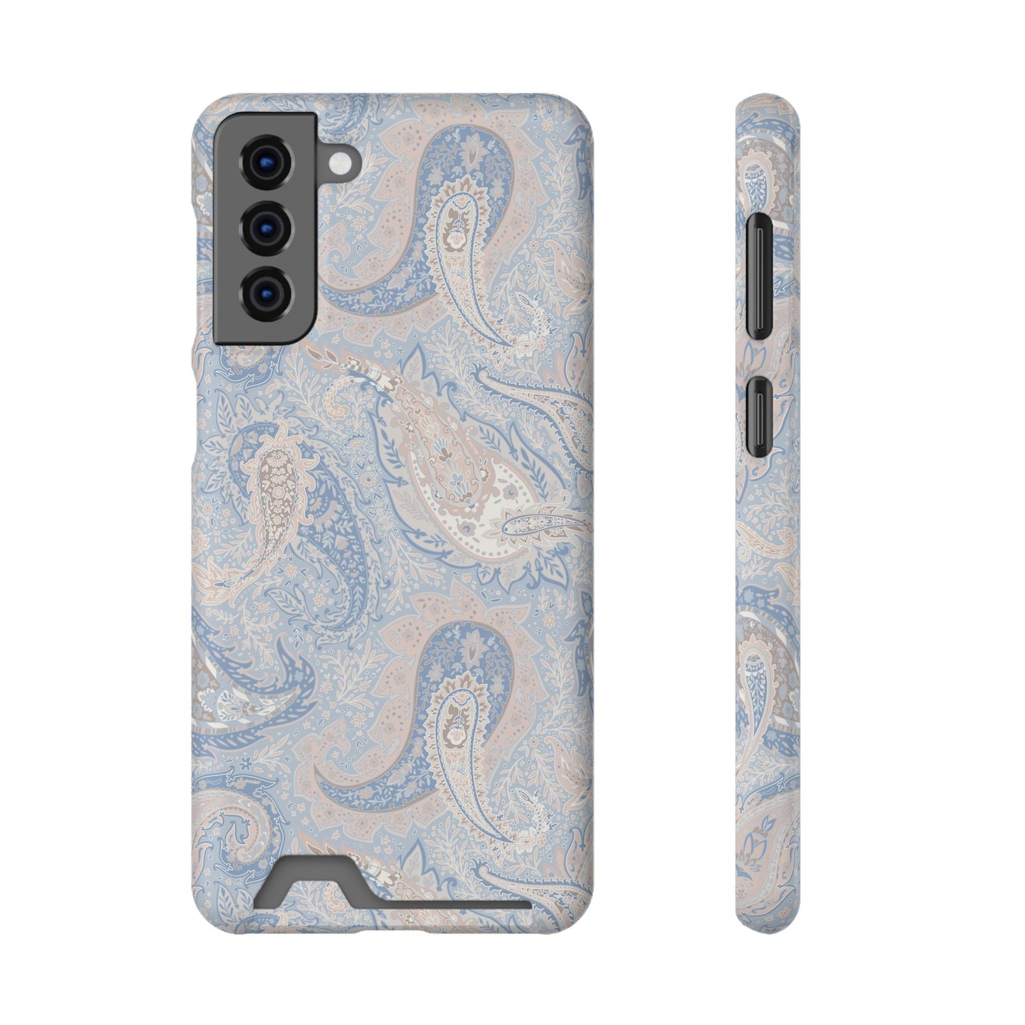Premium Paisley MagSafe Cardholder Case — Slim Protective Wallet Cover