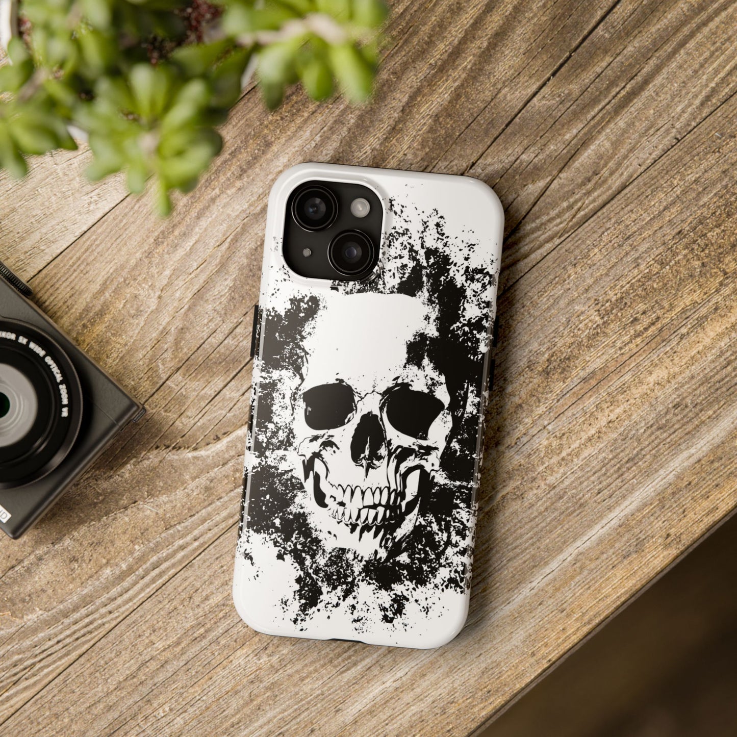 Ink Skull IPhone Case — MagSafe Compatible Protective Cover
