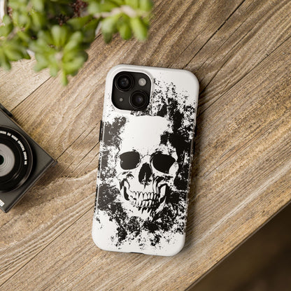Ink Skull IPhone Case — MagSafe Compatible Protective Cover