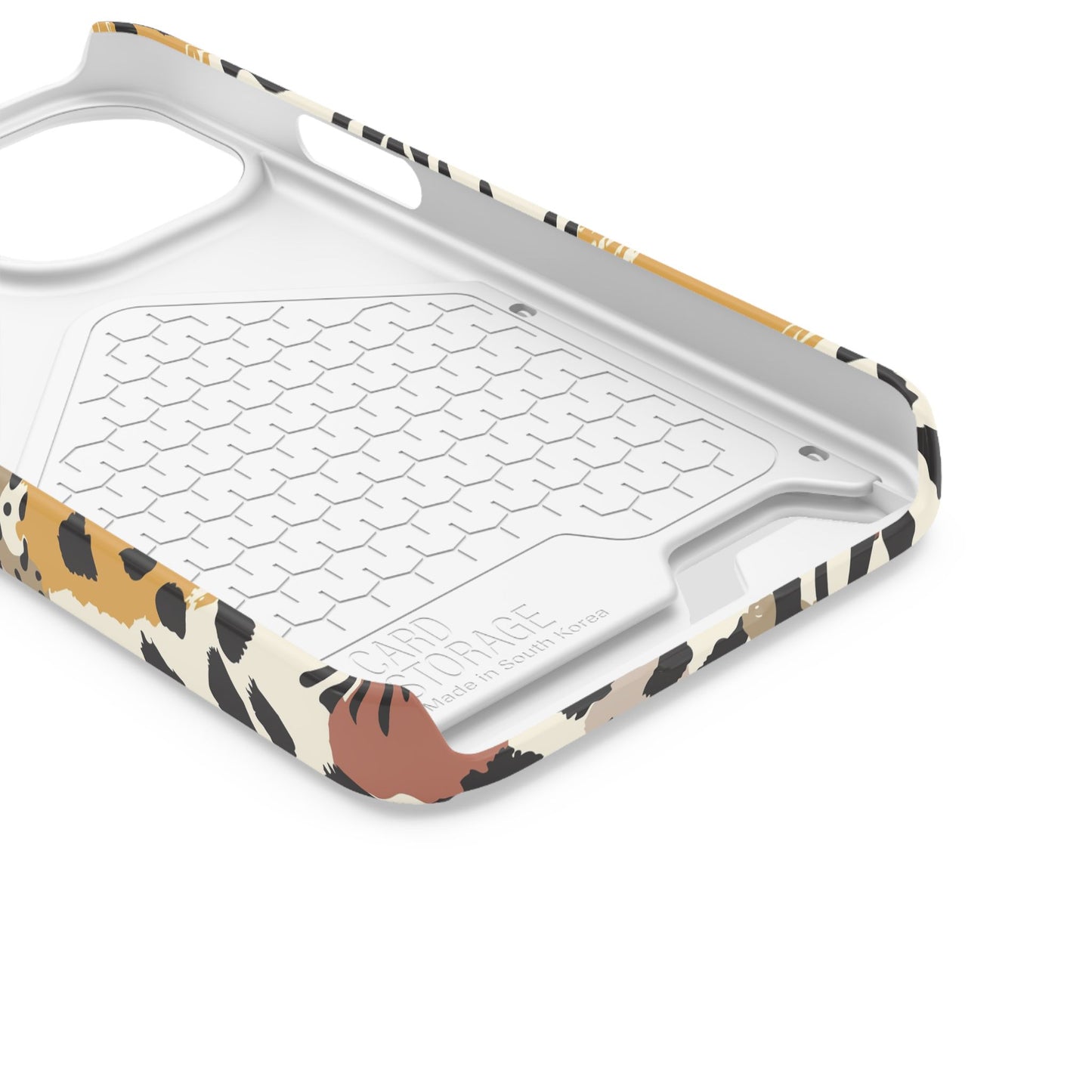 Savage Golden Leopard MagSafe Case With Card Holder