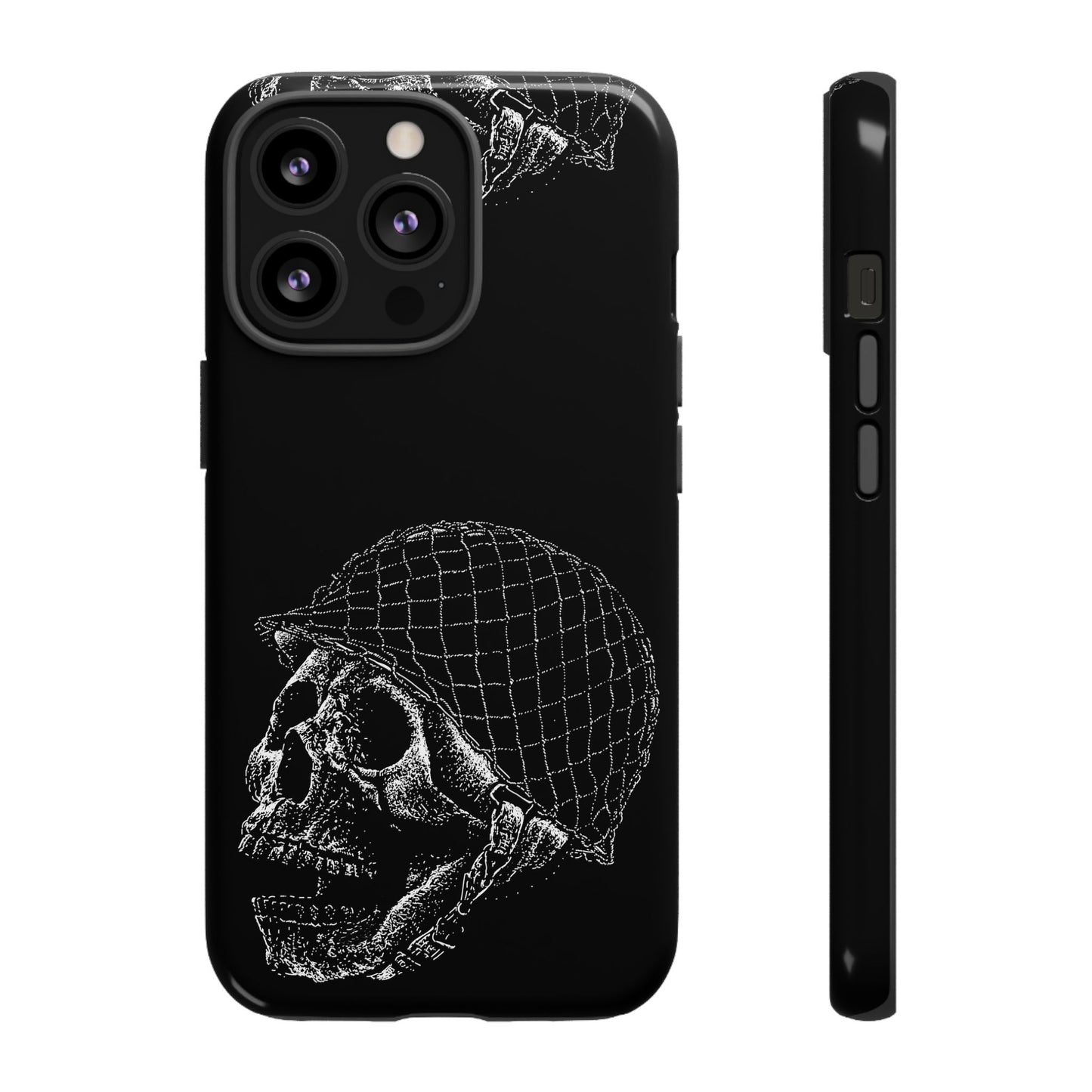 Skull Soldier Phone Case — Military Helmet Skull Tough Case