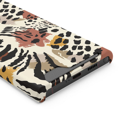 Savage Golden Leopard MagSafe Case With Card Holder