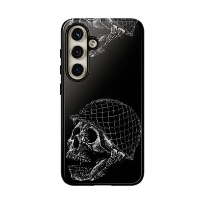 Skull Soldier Phone Case — Military Helmet Skull Tough Case