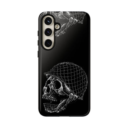 Skull Soldier Phone Case — Military Helmet Skull Tough Case
