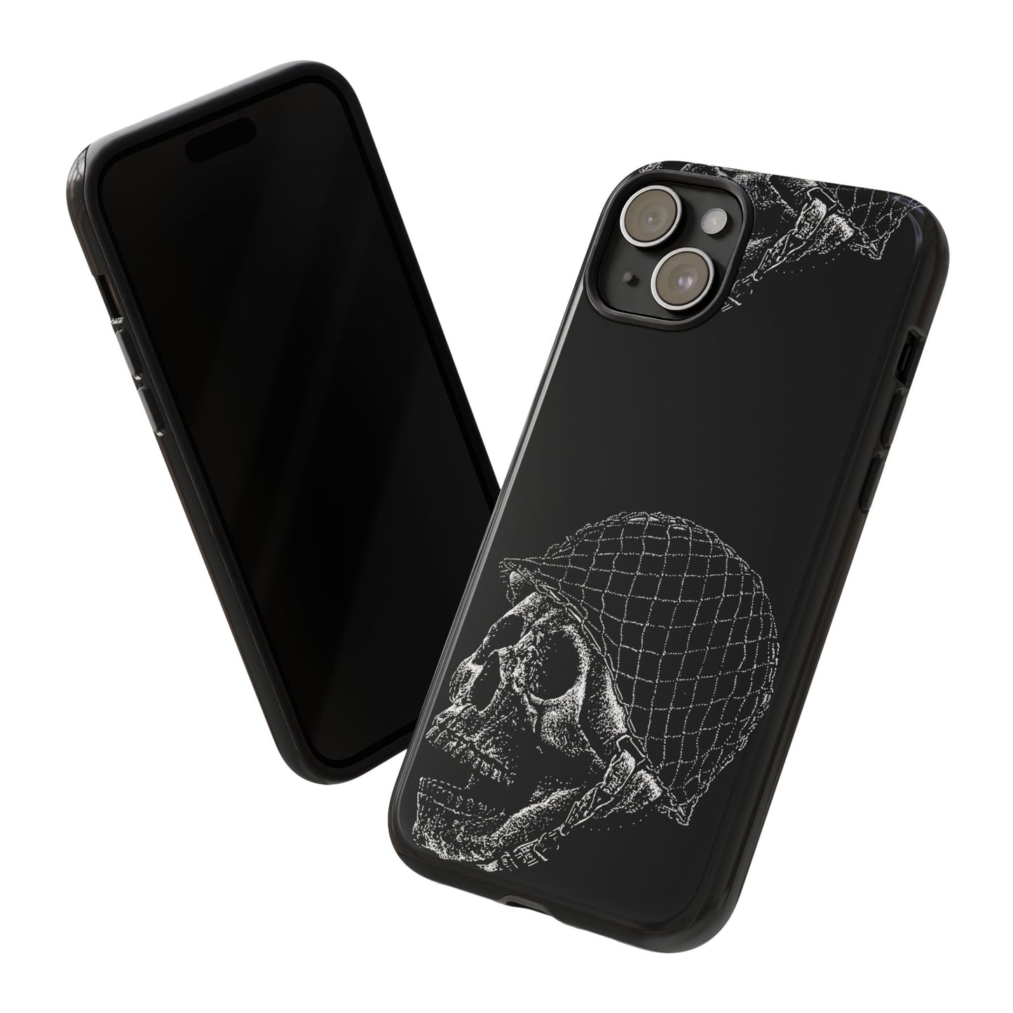 Skull Soldier Phone Case — Military Helmet Skull Tough Case