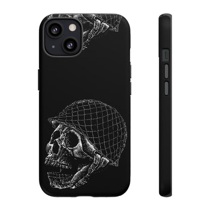 Skull Soldier Phone Case — Military Helmet Skull Tough Case