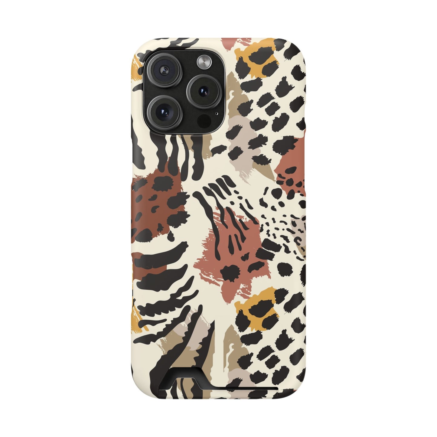 Savage Golden Leopard MagSafe Case With Card Holder