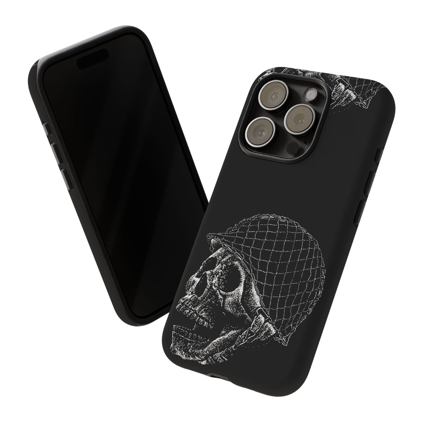 Skull Soldier Phone Case — Military Helmet Skull Tough Case