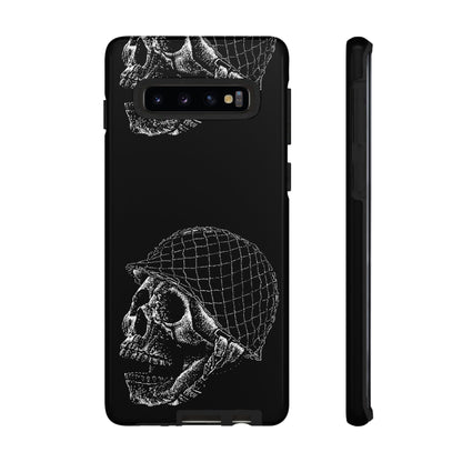Skull Soldier Phone Case — Military Helmet Skull Tough Case