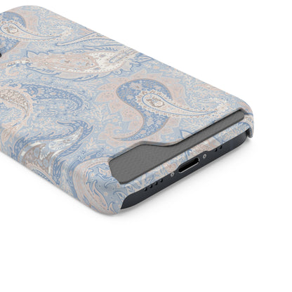 Premium Paisley MagSafe Cardholder Case — Slim Protective Wallet Cover