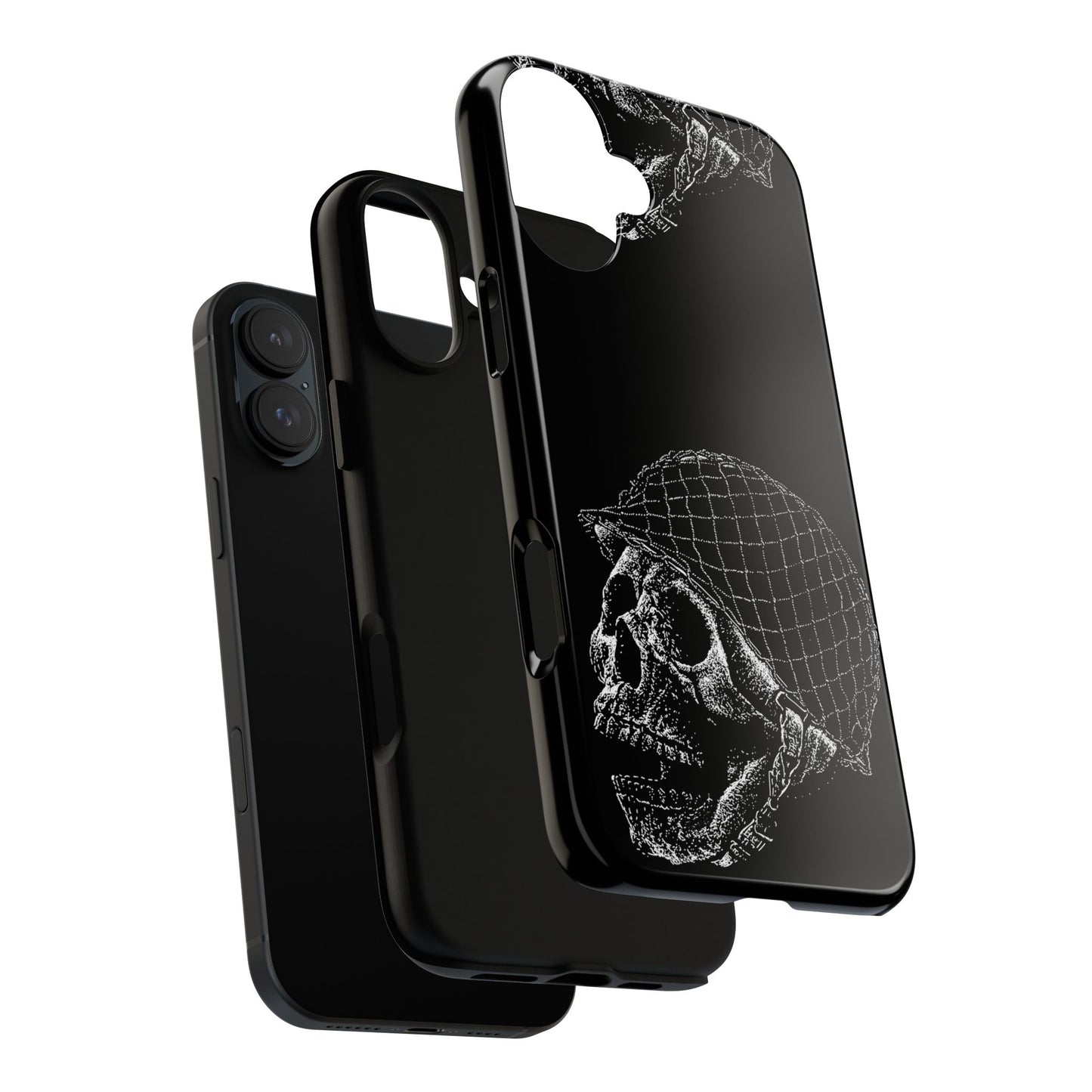 Skull Soldier Phone Case — Military Helmet Skull Tough Case