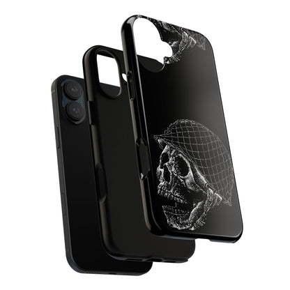 Skull Soldier Phone Case — Military Helmet Skull Tough Case