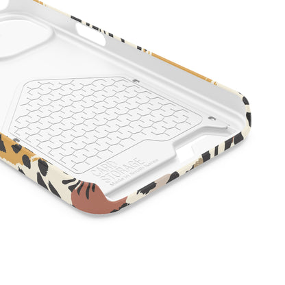 Savage Golden Leopard MagSafe Case With Card Holder