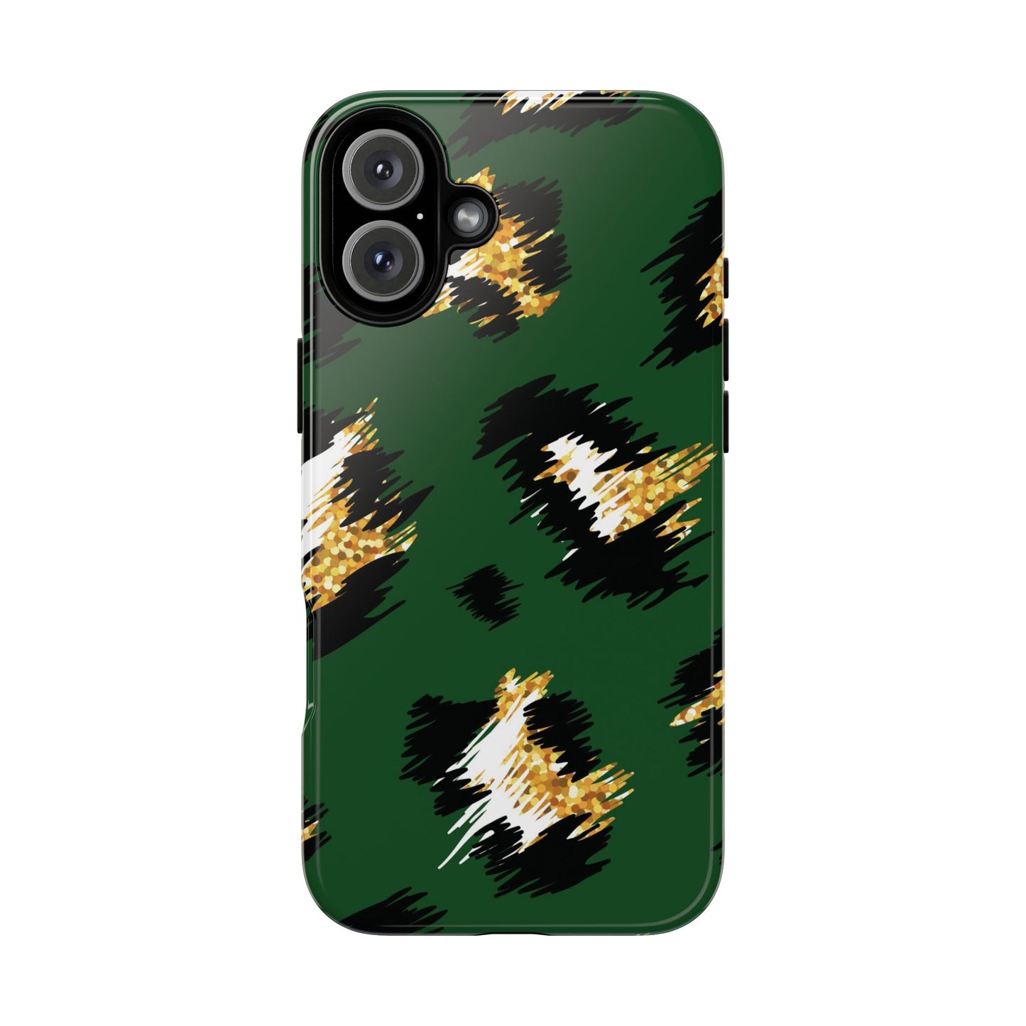 Green Leopard Print Phone Case – Tough Protective iPhone Cover