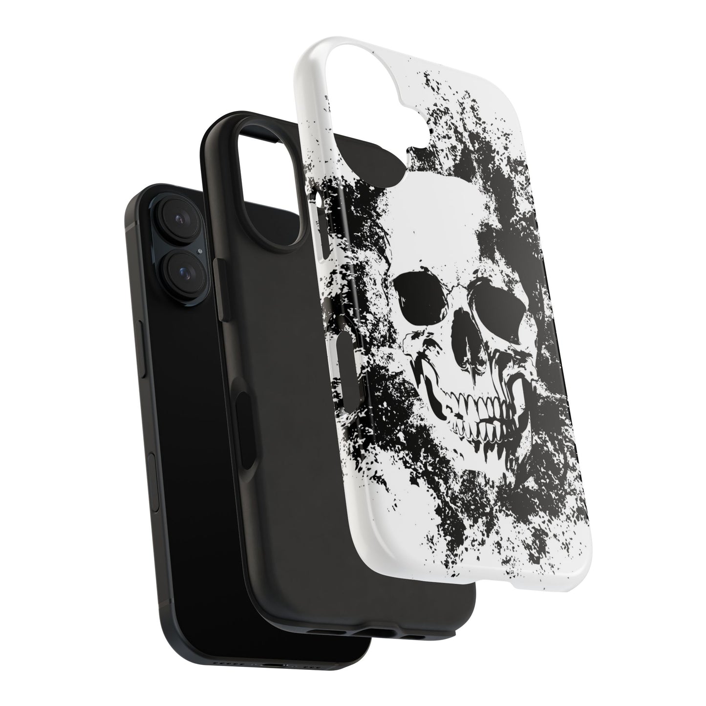 Ink Skull IPhone Case — MagSafe Compatible Protective Cover
