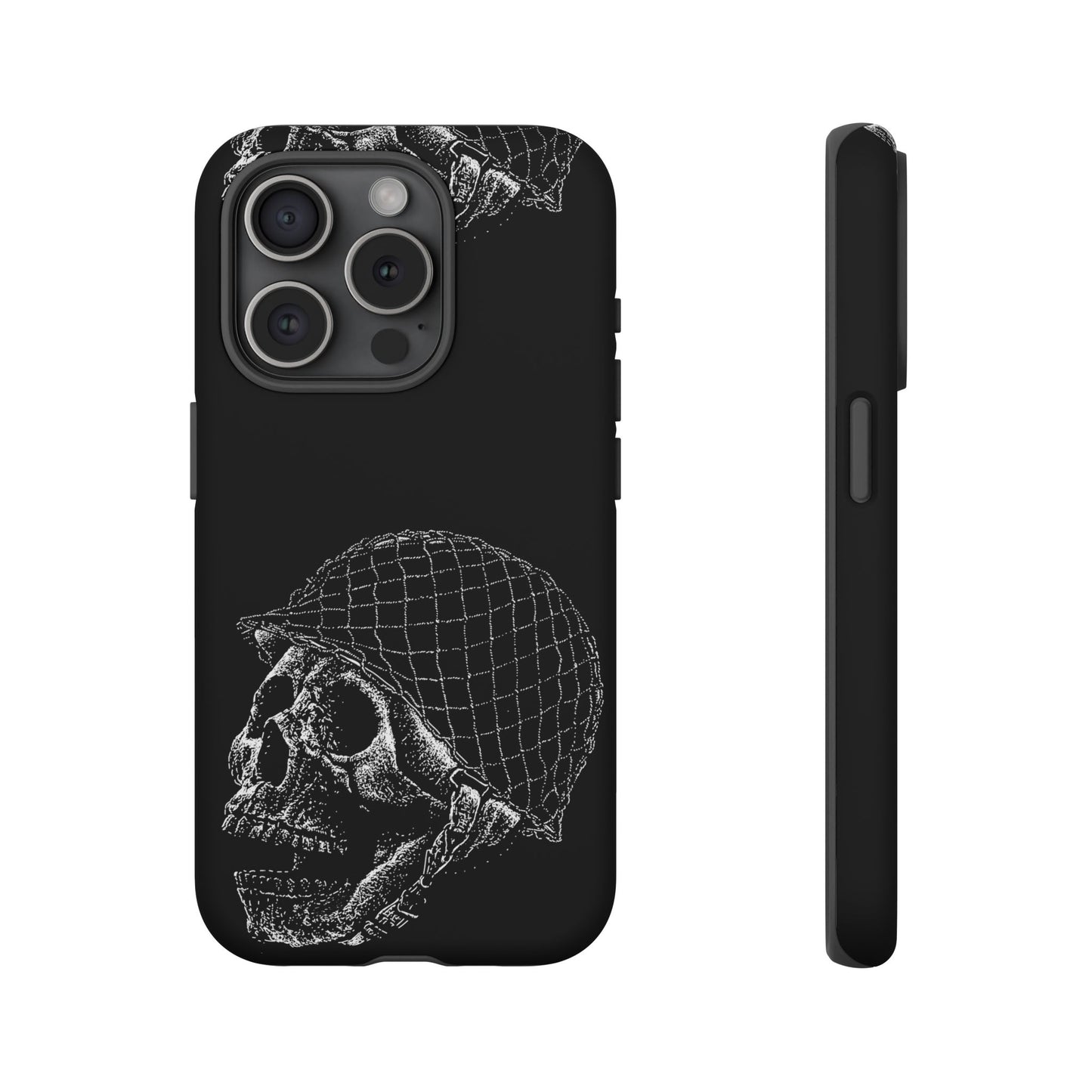 Skull Soldier Phone Case — Military Helmet Skull Tough Case