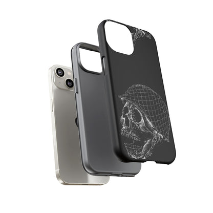 Skull Soldier Phone Case — Military Helmet Skull Tough Case