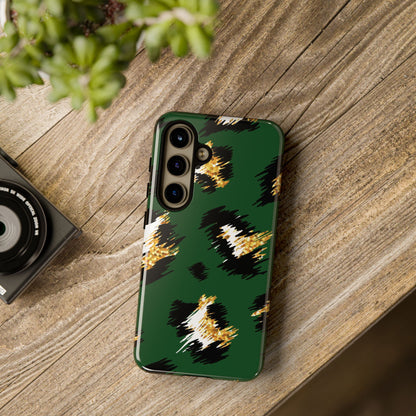 Green Leopard Print Phone Case – Tough Protective iPhone Cover