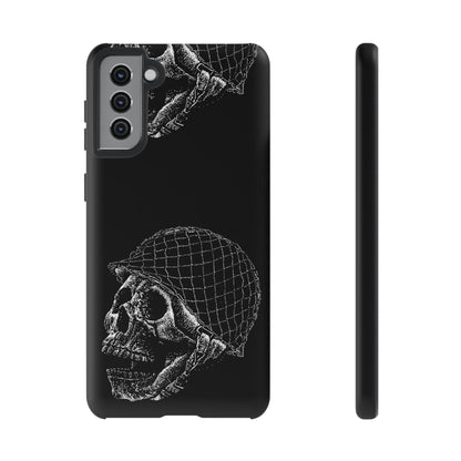 Skull Soldier Phone Case — Military Helmet Skull Tough Case