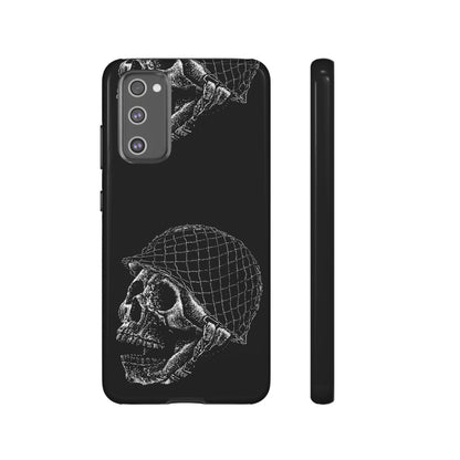 Skull Soldier Phone Case — Military Helmet Skull Tough Case