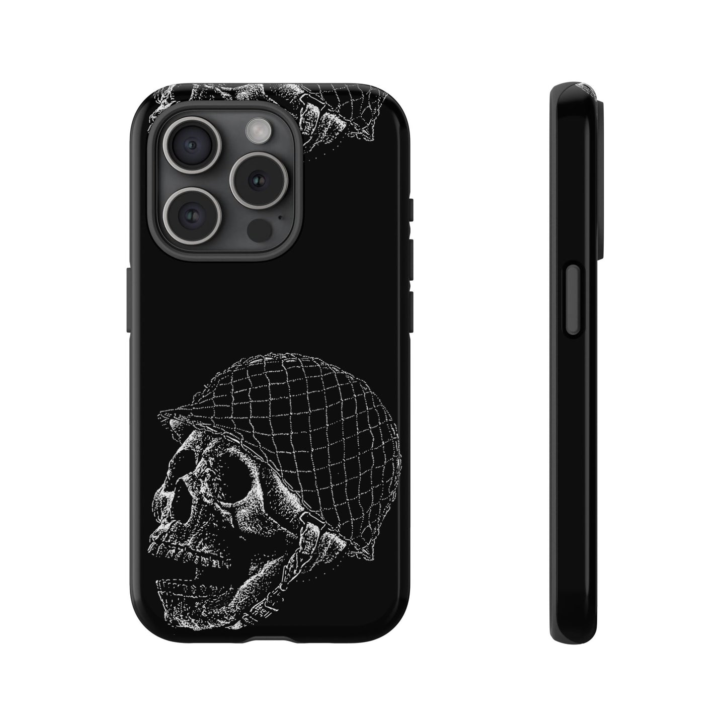 Skull Soldier Phone Case — Military Helmet Skull Tough Case