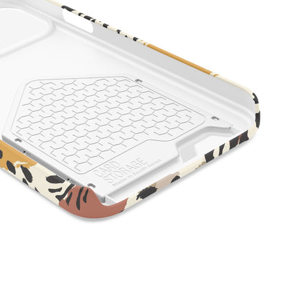 Savage Golden Leopard MagSafe Case With Card Holder