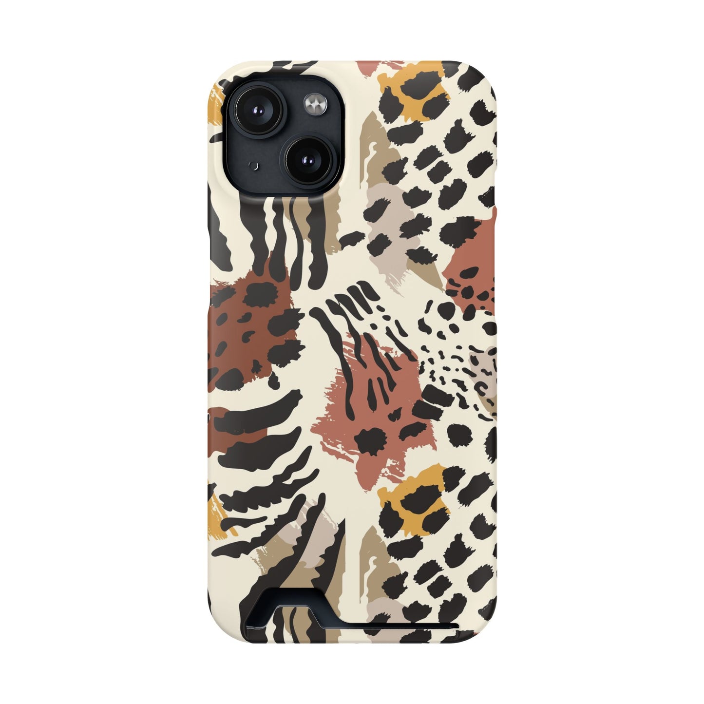 Savage Golden Leopard MagSafe Case With Card Holder