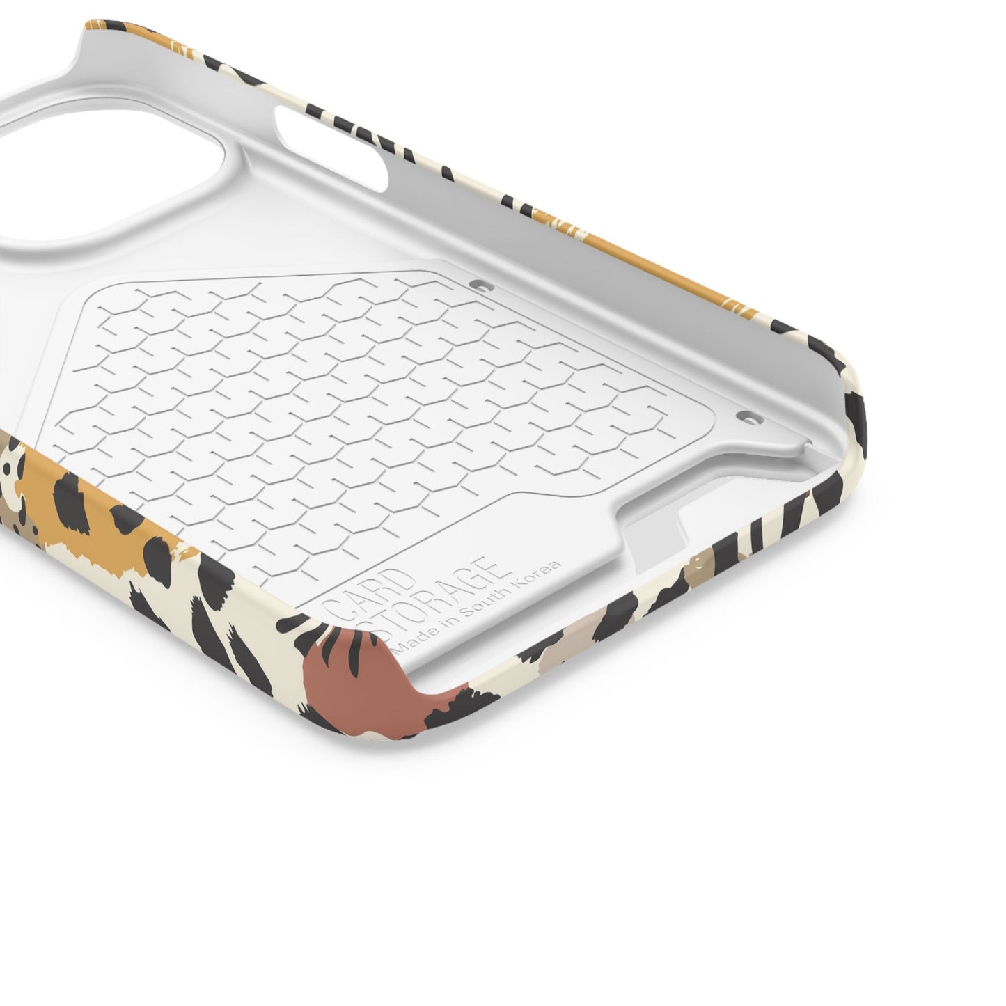 Savage Golden Leopard MagSafe Case With Card Holder