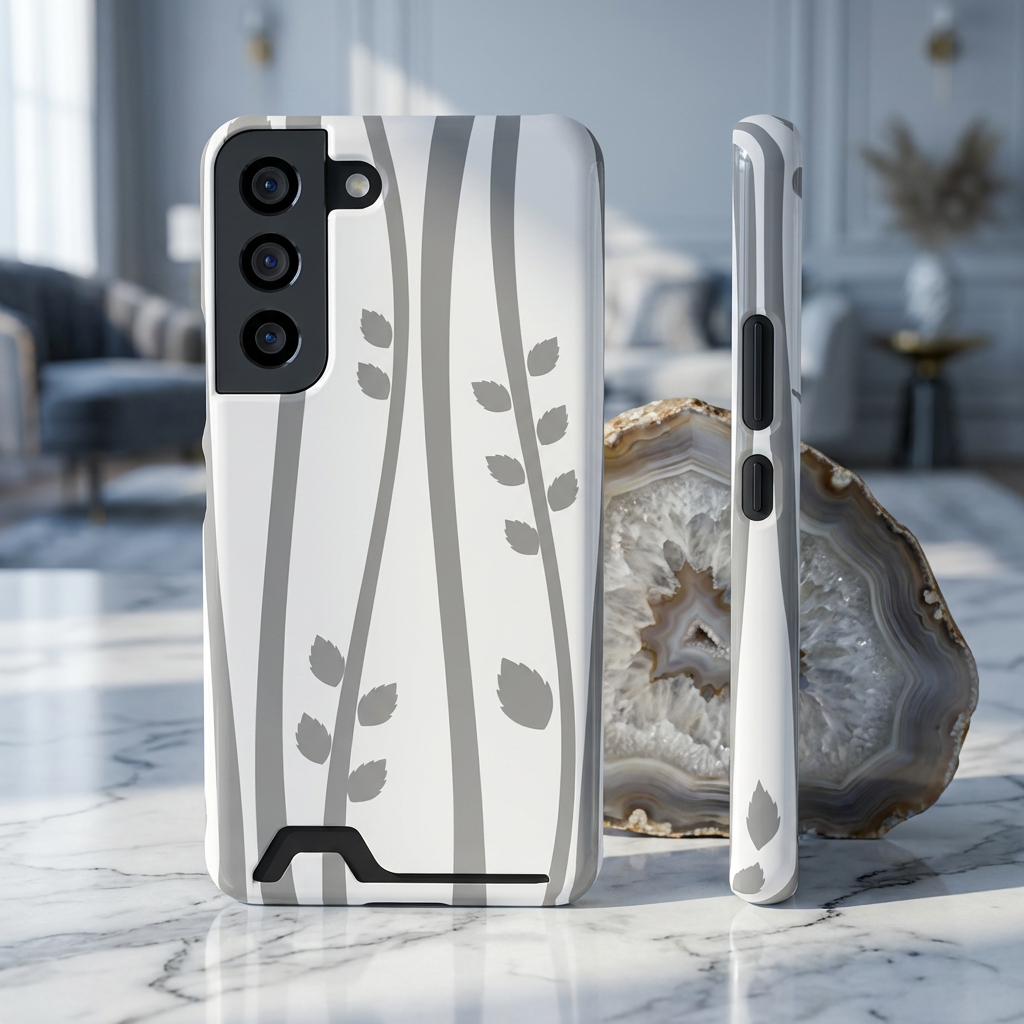 Slim Card Holder iPhone Case – Protective Wallet Phone Case with Built-In Card Slot