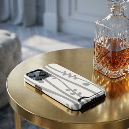 Slim Card Holder iPhone Case – Protective Wallet Phone Case with Built-In Card Slot