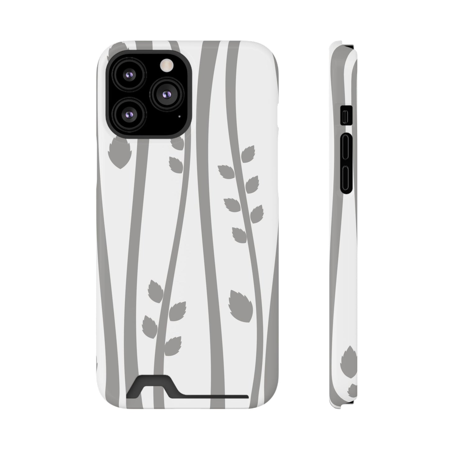 Slim Card Holder iPhone Case – Protective Wallet Phone Case with Built-In Card Slot