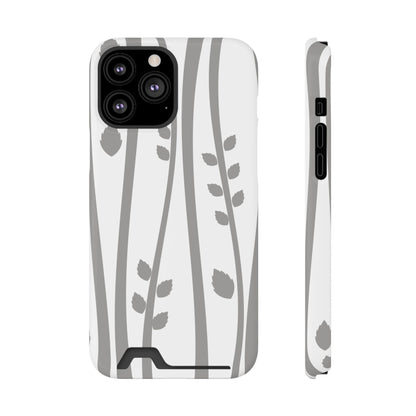 Slim Card Holder iPhone Case – Protective Wallet Phone Case with Built-In Card Slot