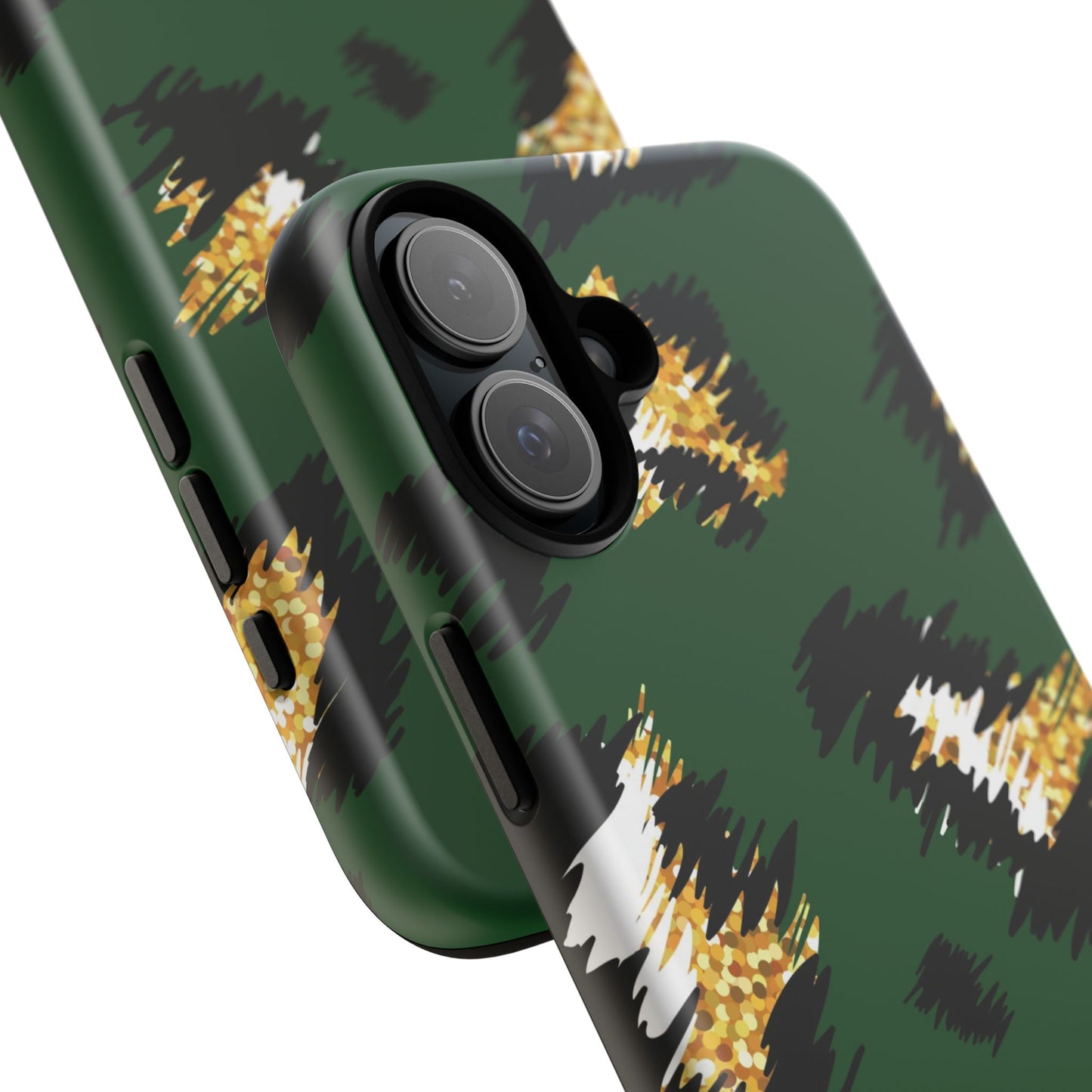 Green Leopard Print Phone Case – Tough Protective iPhone Cover