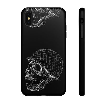 Skull Soldier Phone Case — Military Helmet Skull Tough Case
