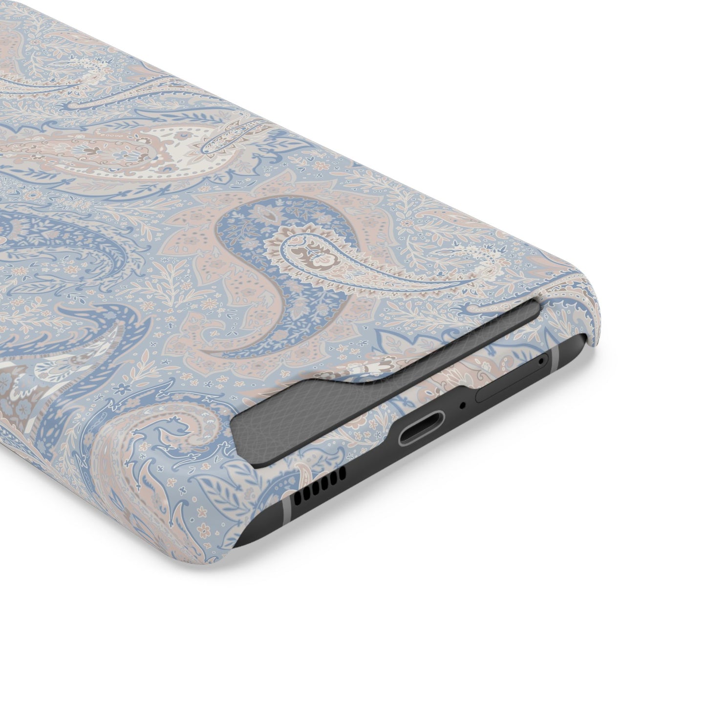 Premium Paisley MagSafe Cardholder Case — Slim Protective Wallet Cover