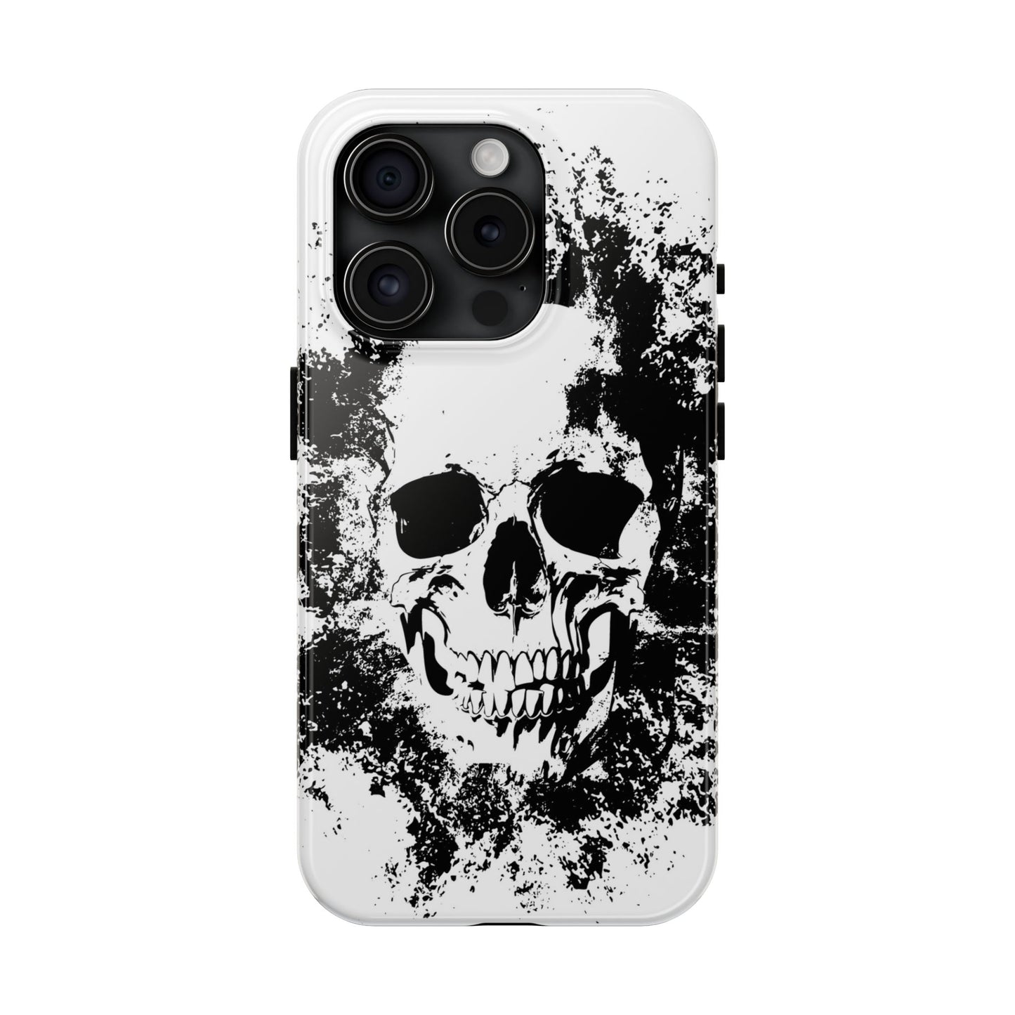 Ink Skull IPhone Case — MagSafe Compatible Protective Cover