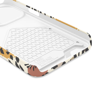 Savage Golden Leopard MagSafe Case With Card Holder