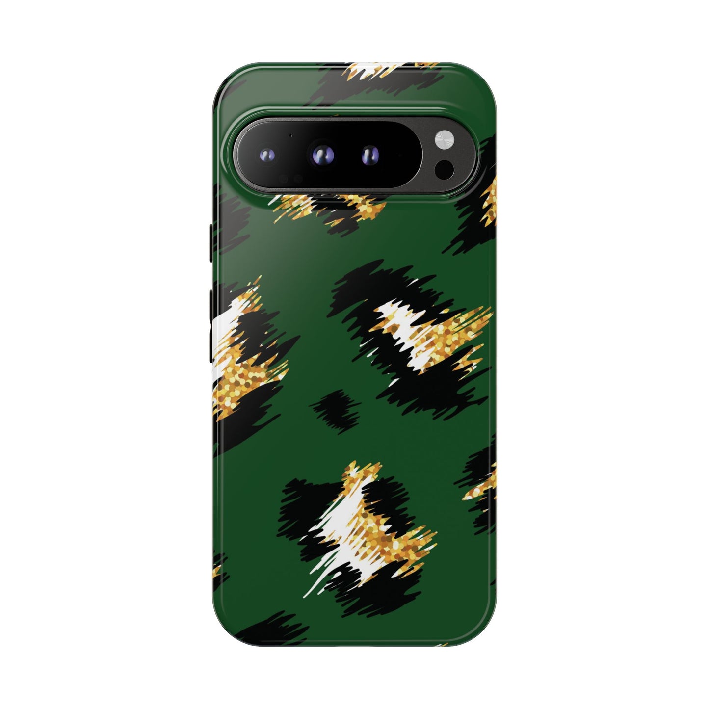 Green Leopard Print Phone Case – Tough Protective iPhone Cover