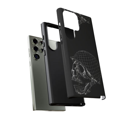 Skull Soldier Phone Case — Military Helmet Skull Tough Case