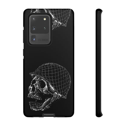 Skull Soldier Phone Case — Military Helmet Skull Tough Case