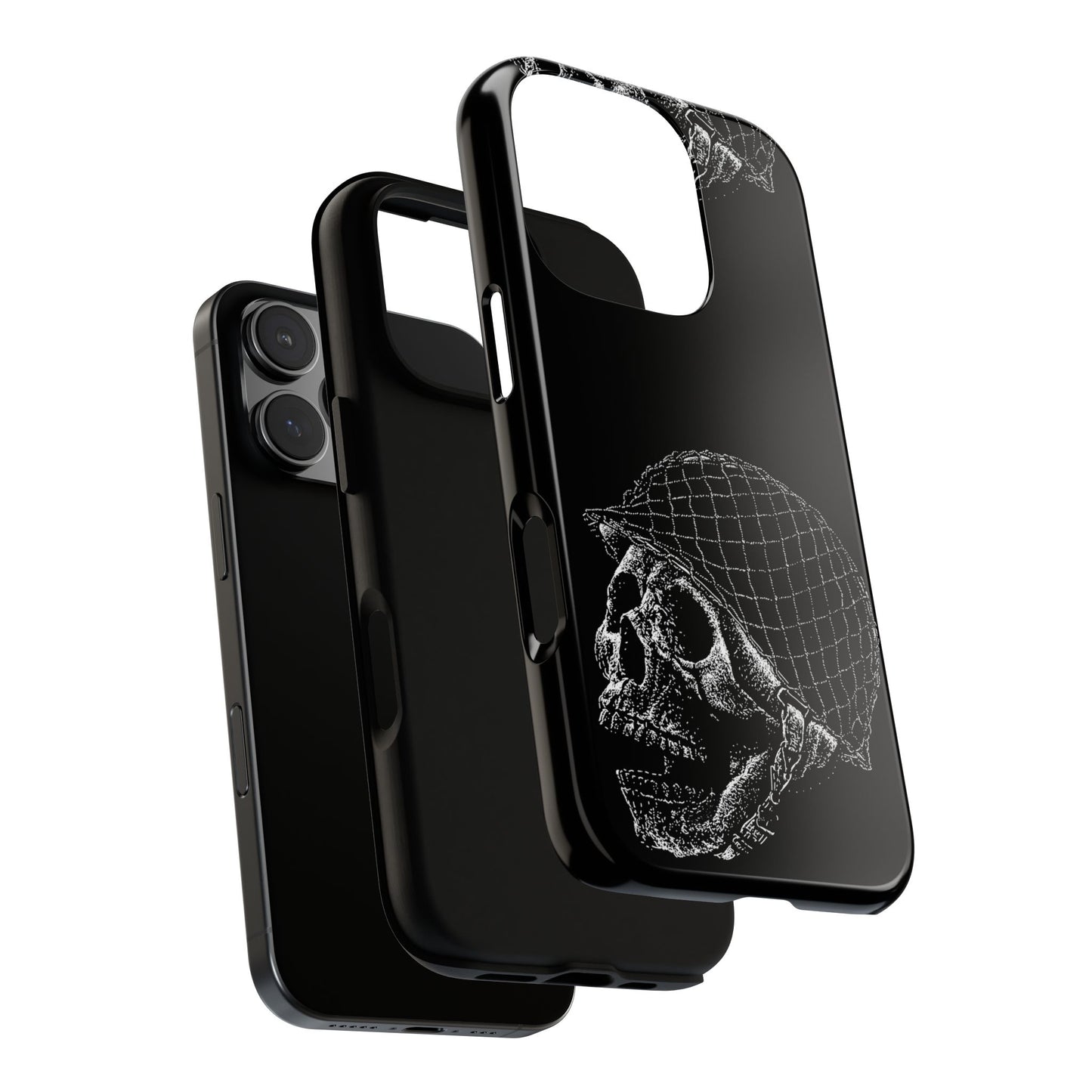 Skull Soldier Phone Case — Military Helmet Skull Tough Case